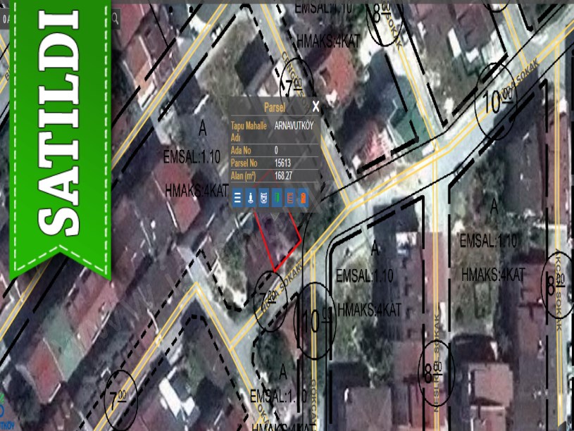 Arnavutköy Anadolu Mah, Satılık Arsa , 168 m2 Müstakil 2 Kat İmarlı