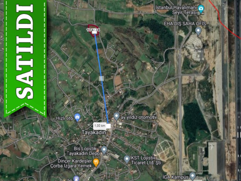 Arnavutköy Tayakadında Satılık Arsa , 328 m2 Cadde Cephe