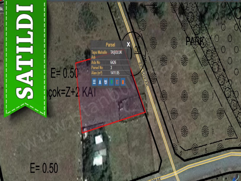 Arnavutköy Taşolukta Satılık Arsa , 168 m2 Yolu Var Hisseli