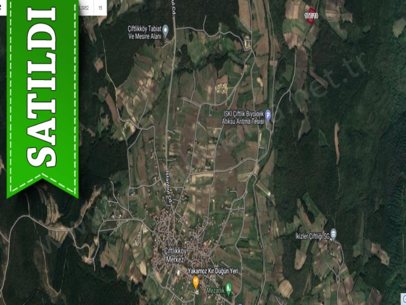Çatalca Çiftlikköyde Satılık Arsa , 324 M2 Yolu Var
