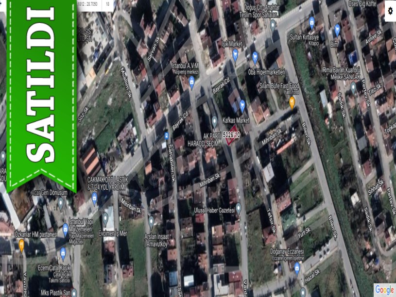 Arnavutköy Haraççıda Satılık Arsa , 120 M2 Müstakil İmarlı 