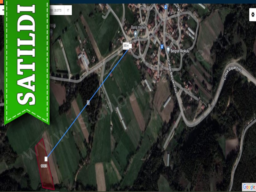 Çatalca Belgratta Satılık Arsa , 224 M2 Merkeze  Yakın