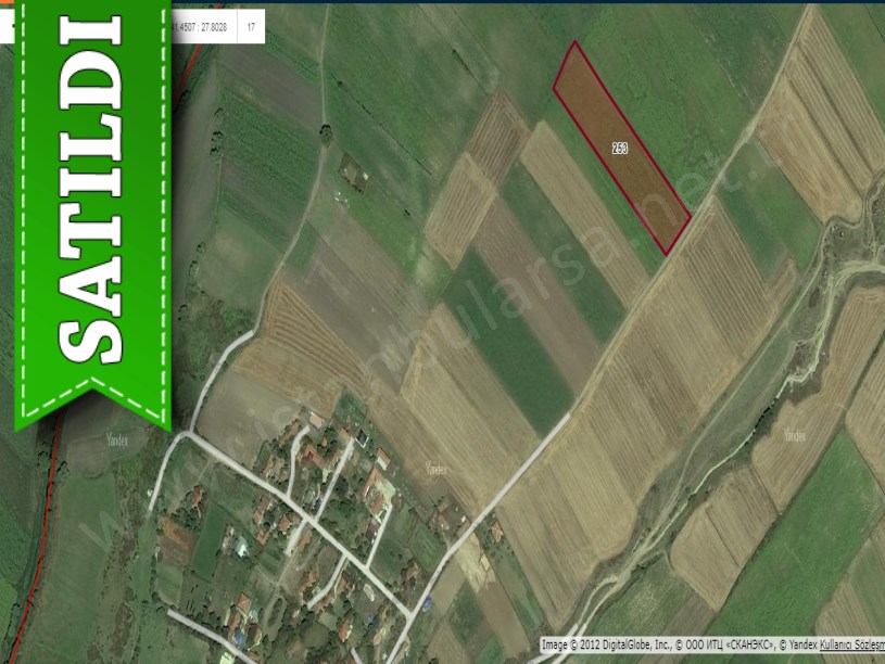 Tekirdağ Saray Yuvalıda Satılık Arsa , 1,732 M2 Çaplı Yolu Var