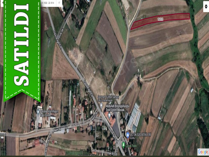 Silivri Seymende Satılık Arsa , 531 m2 Yolu Var 