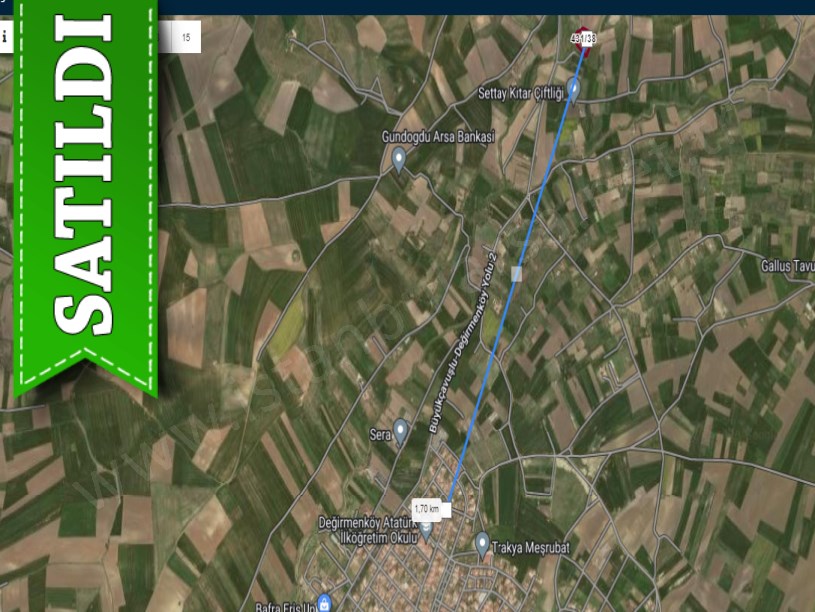 Silivri Değirmenköyde Satılık Arsa , 468 M2 Çevrili Çaplı Yolu Var