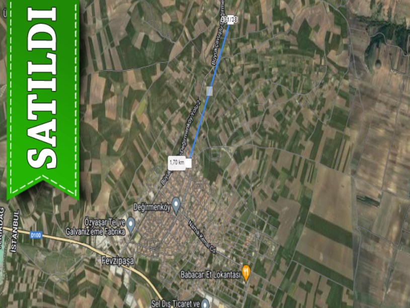 Silivri Değirmenköyde Satılık Arsa , 468 M2 Çevrili Çaplı Yolu Var