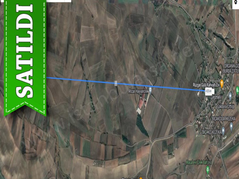 Tekirdağ Marmaraereğli Çeşmeli Mah Satılık Arsa , 160 M2 Hisseli 