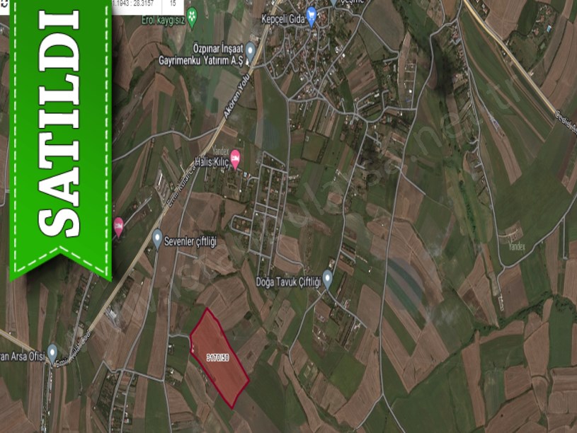 Silivri Akörende Satılık Arsa , 500 M2 Evlere Yakın Yolu Var