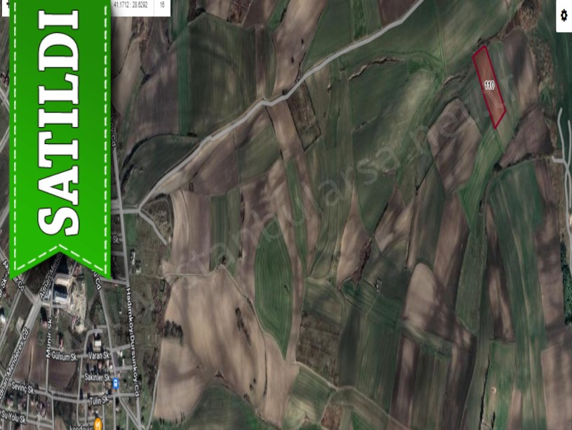 Arnavutköy Sazlıbosnada Satılık Arsa , 505 M2 Hisseli İmarlı  