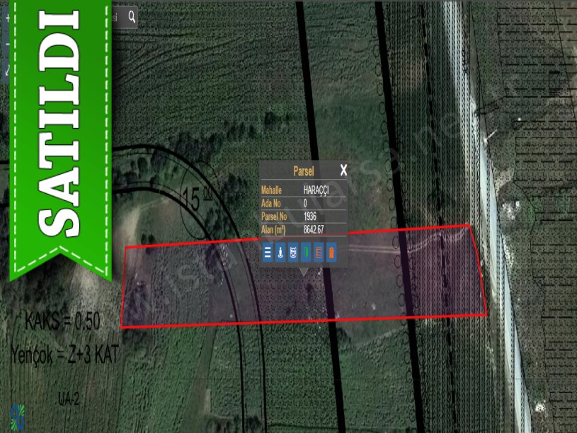 Arnavutköy Haraççıda Satılık Arsa , 205 m2 Cadde Cephe Hisseli 