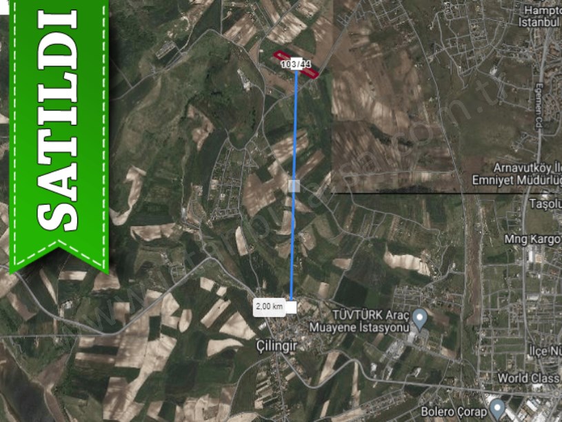 Arnavutköy Çilingirde Satılık Arsa , 290 M2 Yolu Var İmarlı