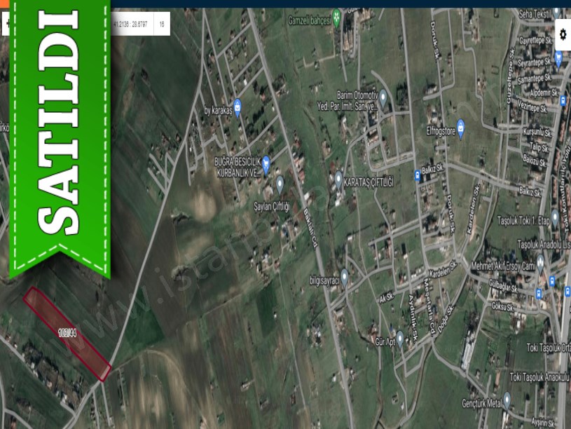 Arnavutköy Çilingirde Satılık Arsa , 290 M2 Yolu Var İmarlı