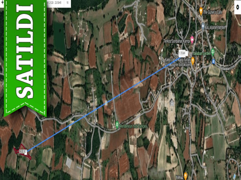 Arnavutköy Balabanda Satılık Arsa , 153 m2 Yolu Var Çaplı