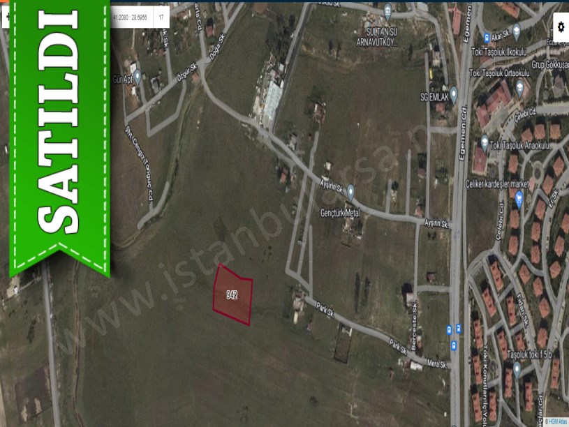 Arnavutköy Taşolukta Satılık Arsa , 650 m2 Evlere Yakın Yolu Var