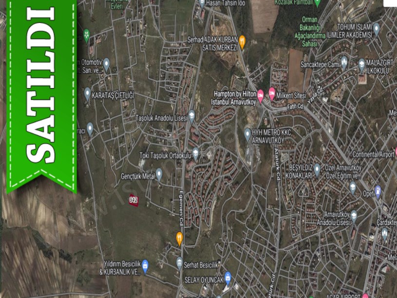 Arnavutköy Taşolukta Satılık Arsa , 650 m2 Evlere Yakın Yolu Var