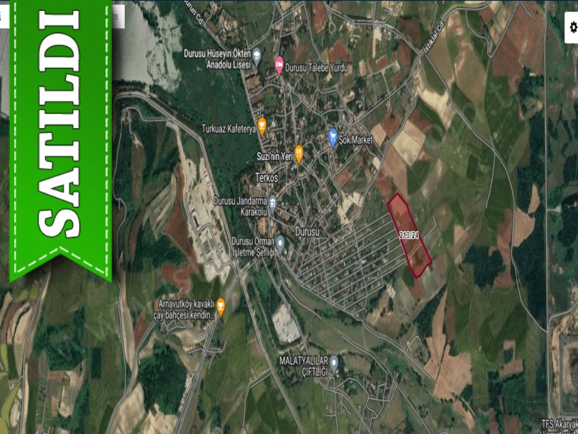 Arnavutköy Yeniköyde Satılık Arsa , 2,375 M2 Merkezde Evlerin Yakını 