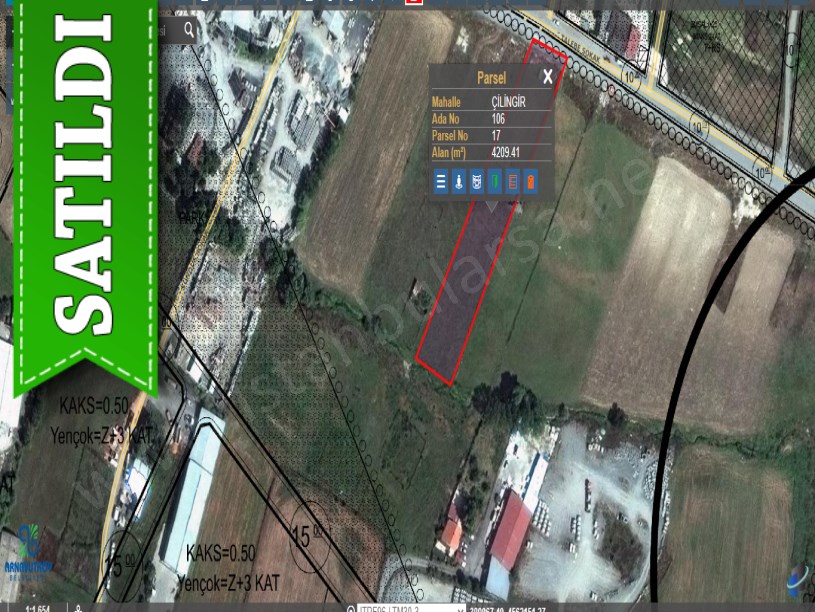 Arnavutköy Çilingirde Satılık Arsa ,  244 M2 Yola Cephe  Tüvtürk Karşısı 