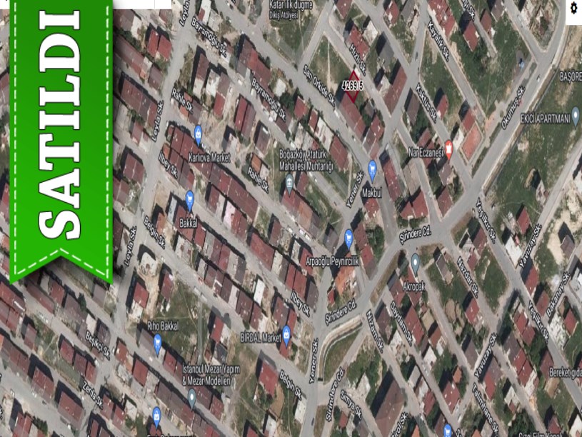 Arnavutköy Boğazköyde Satılık Arsa ,136 M2 4 Kat İmarlı Müstakil  