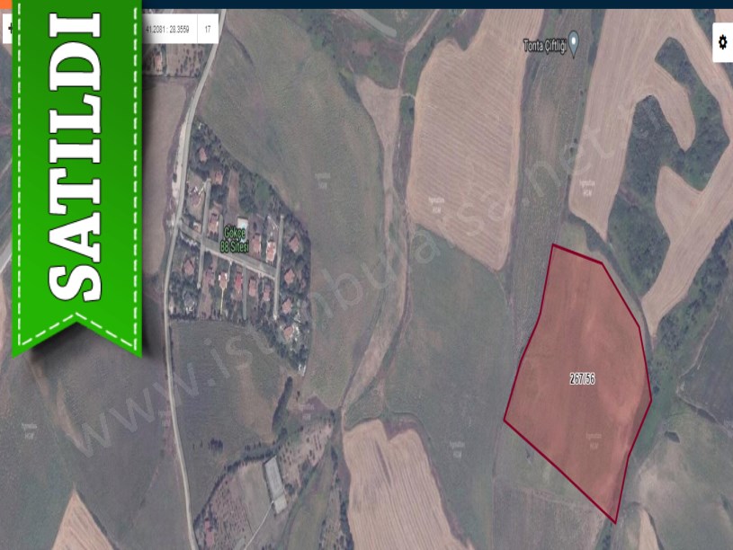 Çatalca Kabakçada Satılık Arsa , 500 m2 Yolu Var Hisseli Evlere Yakın