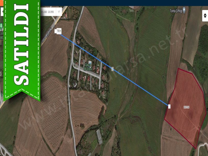 Çatalca Kabakçada Satılık Arsa , 500 m2 Yolu Var Hisseli Evlere Yakın