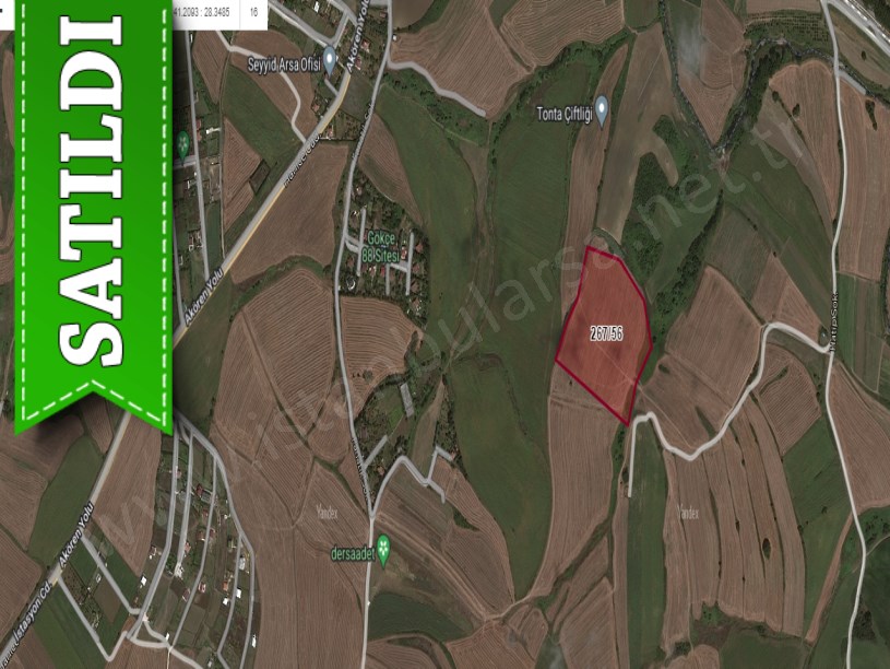 Çatalca Kabakçada Satılık Arsa , 500 m2 Yolu Var Hisseli Evlere Yakın