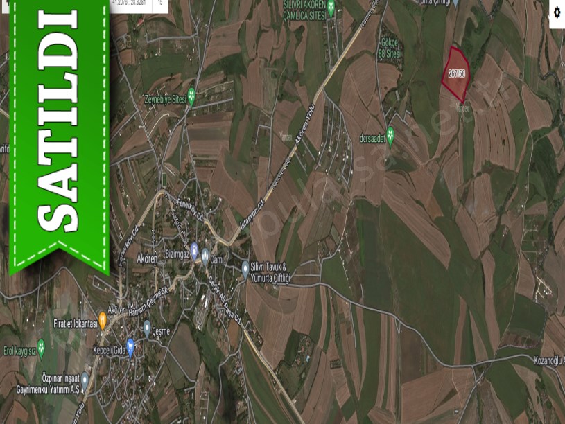 Çatalca Kabakçada Satılık Arsa , 500 m2 Yolu Var Hisseli Evlere Yakın