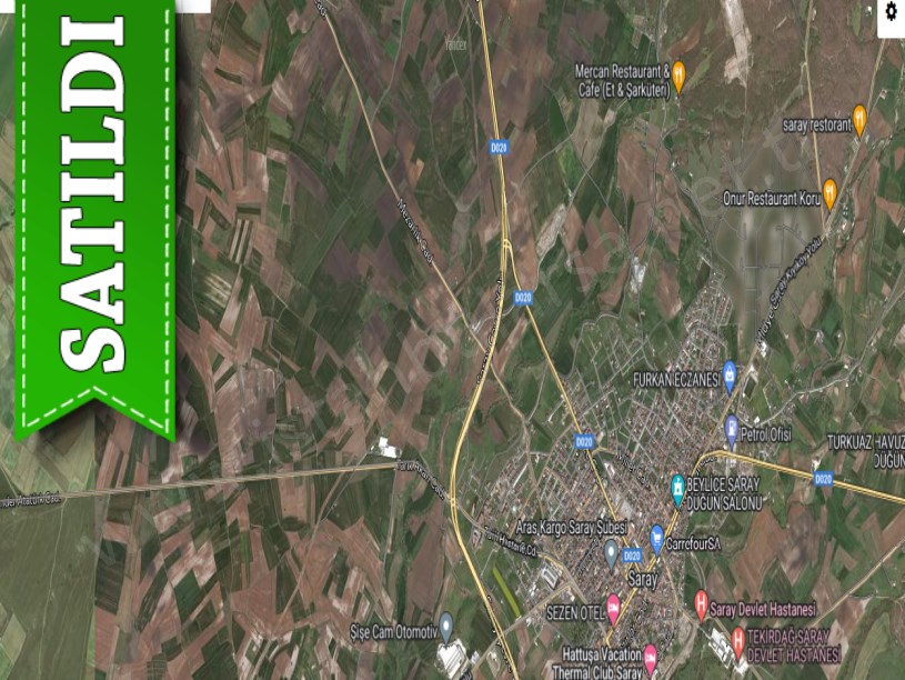 Tekirdağ Saray Yuvalıda Satılık Arsa , 1,356 m2 Yolu Var Hisseli 