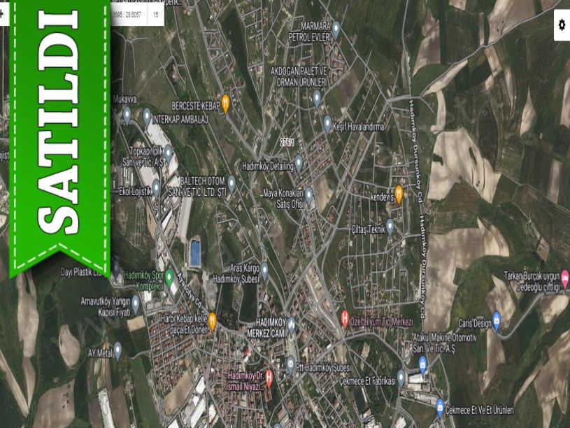 Arnavutköy Hadımköyde Satılık Arsa , 426 M2 3 Kat İmarlı Merkezde 