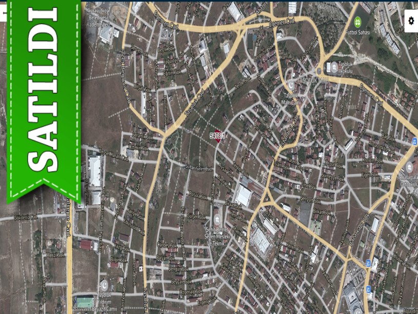 Arnavutköy Taşolukta Satılık Arsa , 854 M2 Cadde Cephe Müstakil İmarlı