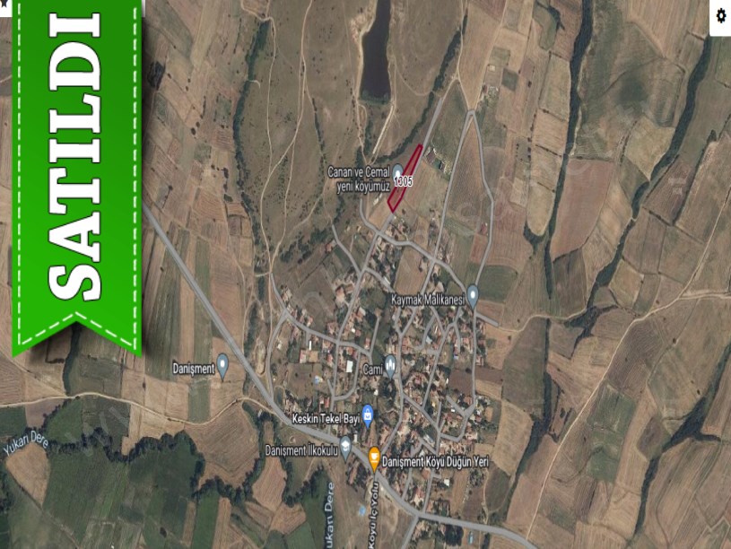 Tekirdağ Hayrabolu Danişmentte Satılık Arsa , 560 m2 Merkezde Hisseli