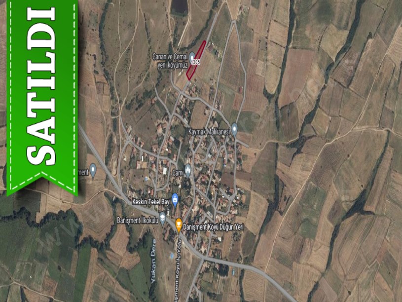 Tekirdağ Hayrabolu Danişmentte Satılık Arsa , 560 m2 Merkezde Hisseli