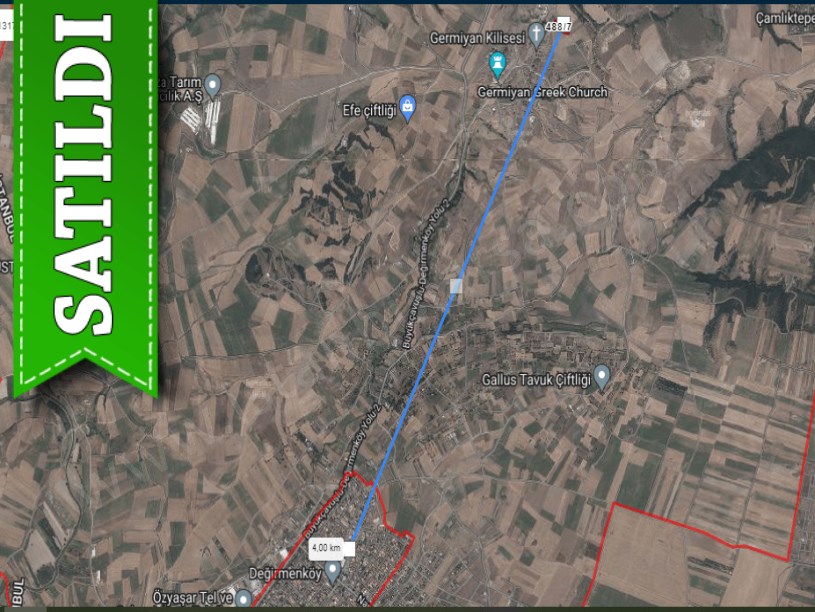 Silivri Değirmenköyde Satılık Arsa , 441 M2 Hisseli Yolu Var