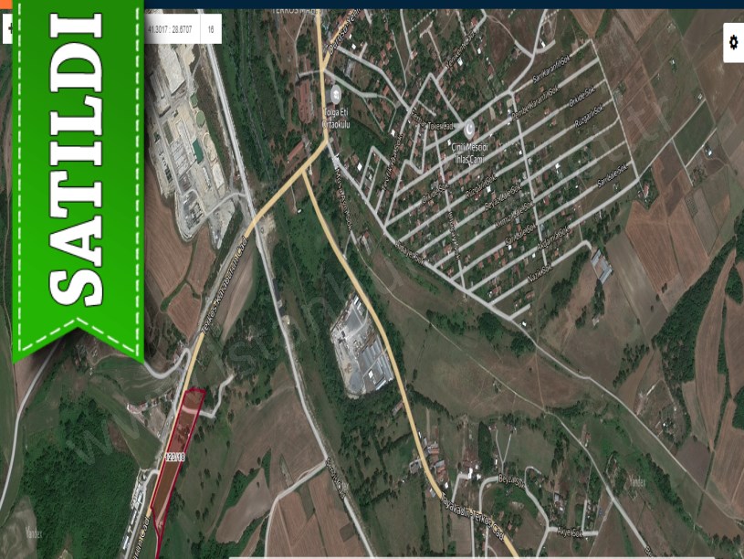 Arnavutköy Baklalıda Satılık Arsa , 704 M2 Hisseli Terkos Karaburun Caddesine Cephe