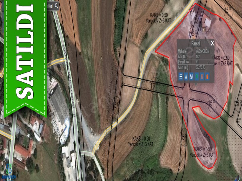 Arnavutköy Yassıörende Satılık Arsa , 821 M2 Merkeze Yakın Yolu Var 