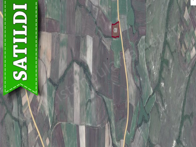 Kırklareli  Pehlivanköy Kuştepede Satılık Arsa , 332 m2 Çaplı Yola Cephe 