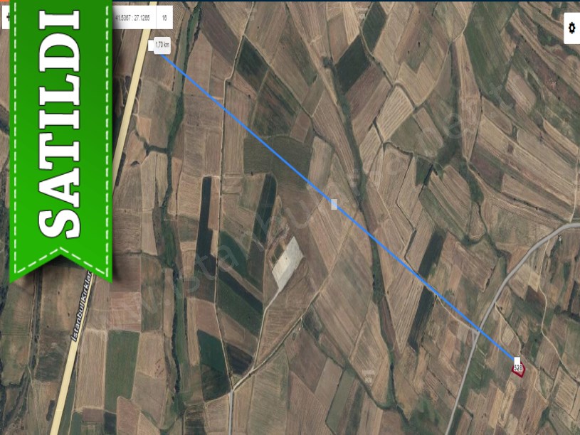 Kırklareli Babaeski Yeniköyde Satılık Tarla , 1,240 m2  Müstakil