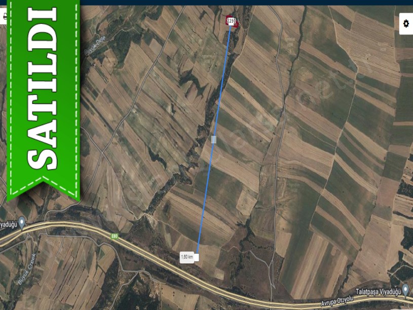 Kırklareli Babaeski Yeniköyde Satılık Tarla , 5,350 M2 Müstakil Yolu Var