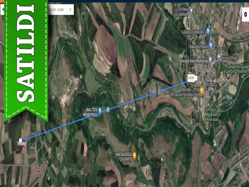 Silivri Kadıköyde Satılık Arsa , 551 m2 Hisseli Yolu Var