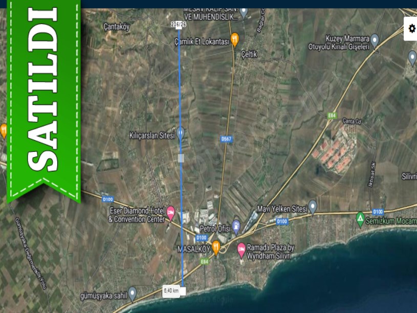 Silivri Sancaktepede Satılık Tarla , 1,350 m2 Müstakil Evlerin Yakını