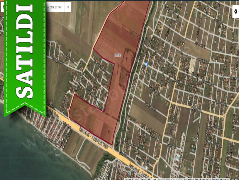 Tekirdağ Marmaraereğli Çeşmeli Mah Satılık Arsa , 400 m2 Denize Yakın Hisseli 