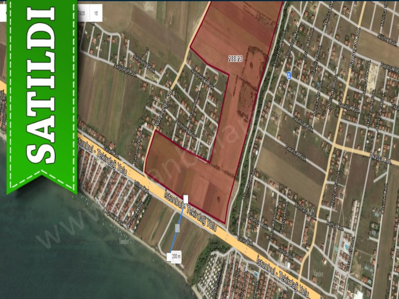 Tekirdağ Marmaraereğli Çeşmeli Mah Satılık Arsa , 400 m2 Denize Yakın Hisseli 