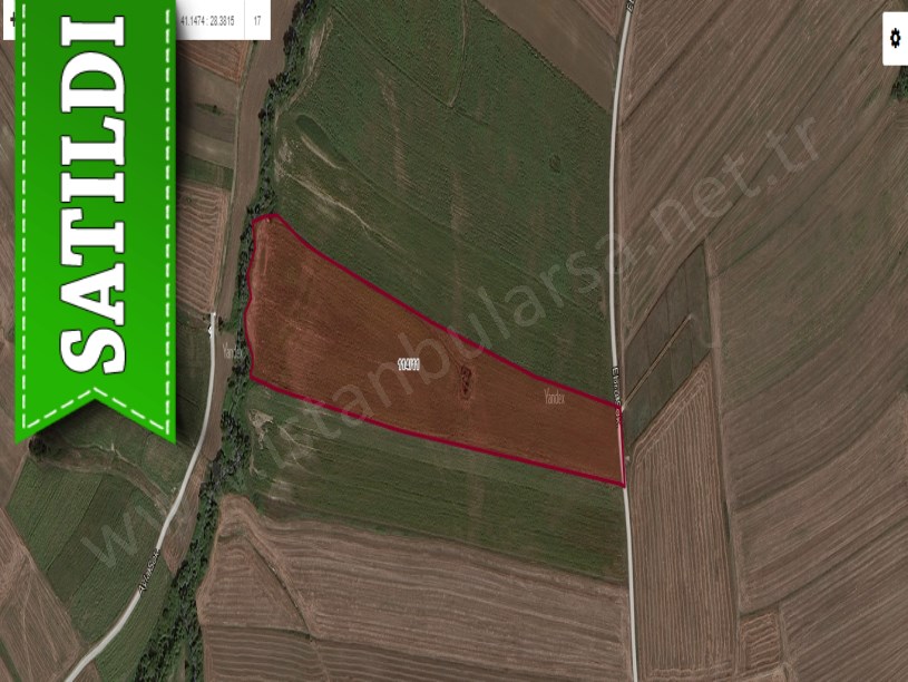 Çatalca Elbasanda Satılık Arsa , 1,660 m2 Çaplı Yolu Var 