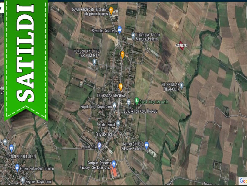 Silivri Büyükkılıçta Satılık Tarla , 3,900 m2 Müstakil Yerleşime Yakın