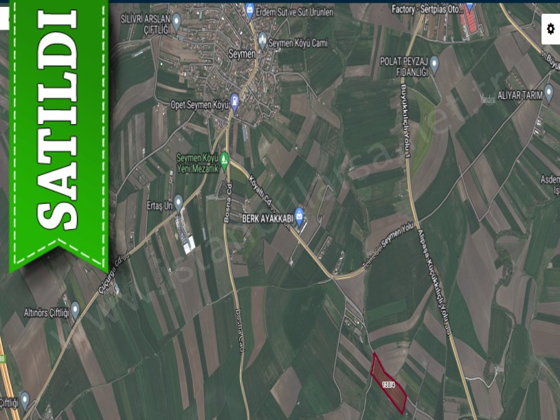 Silivri Seymende Satılık Arsa , 1,311 m2 Evlerin Yakını Yolu Var