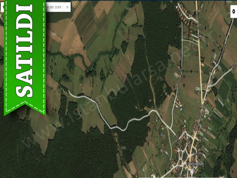 Çatalca Belgratta Satılık Arsa , 685 M2 Yolu Var 