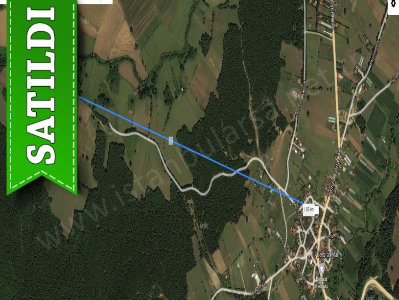 Çatalca Belgratta Satılık Arsa , 685 M2 Yolu Var 