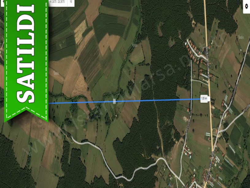 Çatalca Belgratta Satılık Arsa , 685 M2 Yolu Var 