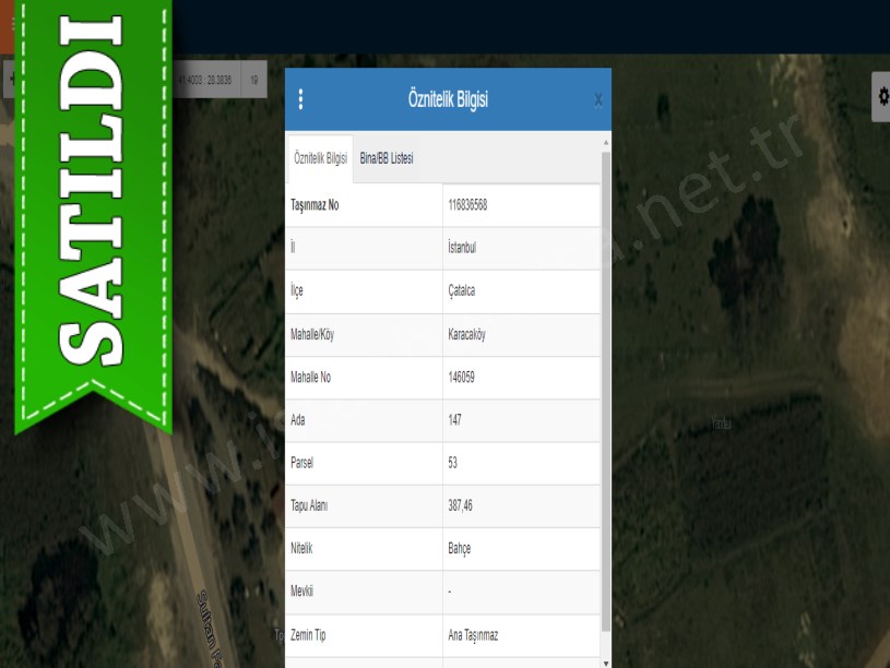 Çatalca Karacaköyde Satılık Arsa ,  783 M2 Caddeye Yakın Hisseli 
