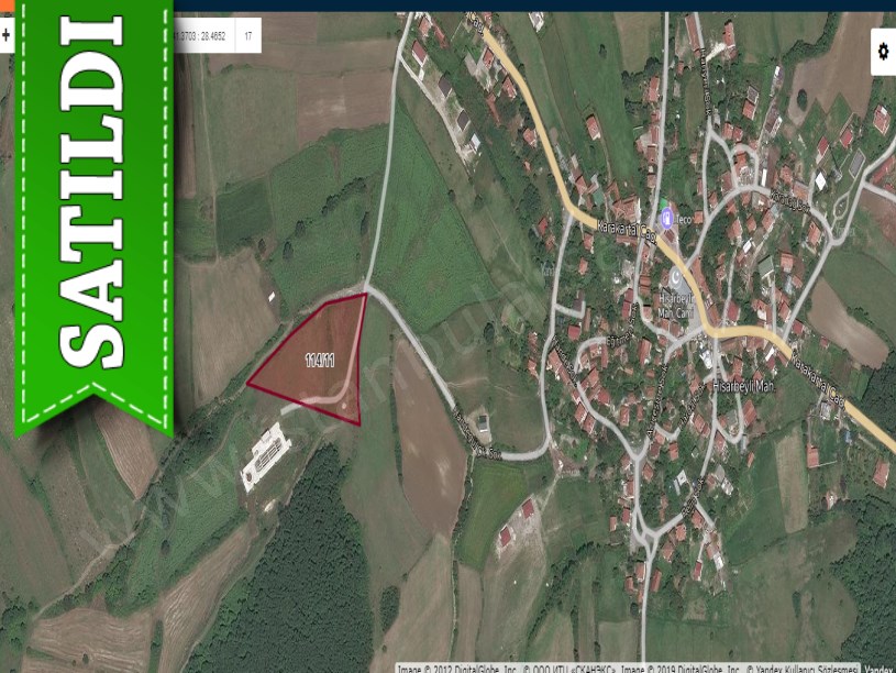 Çatalca Hisarbeylide Satılık Arsa , 547 m2 Çaplı Yolu Var Evlere Yakın