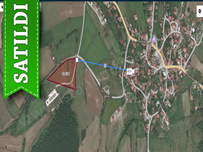 Çatalca Hisarbeylide Satılık Arsa , 547 m2 Çaplı Yolu Var Evlere Yakın